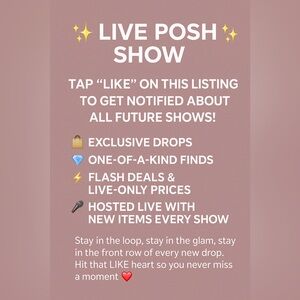 Like this flyer to be notified of future shows!!